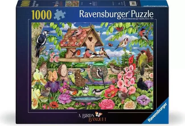 Jigsaw-Puzzle-The-Bird-Table-1000p-1000-Pieces-Puzzle-12001713.webp
