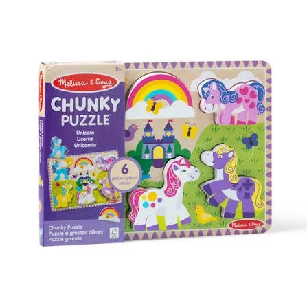 Melissa & Doug Chunky Jigsaw Unicorns
