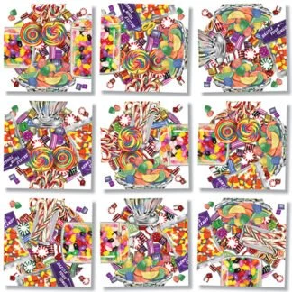 Scramble Squares Candy