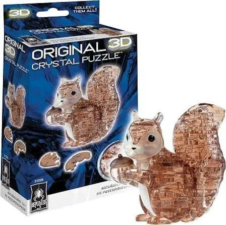 3-D Crystal Squirrel