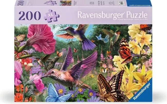 Jigsaw-Puzzle-Hummingbirds-and-Butterflies-200-Pieces-Puzzle-12001369.webp