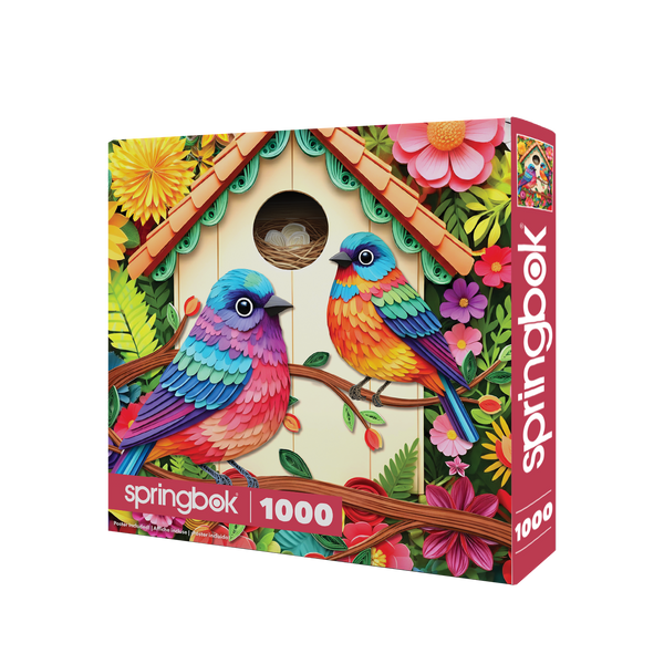 Springbok Jigsaw 1000: Blooming Birds