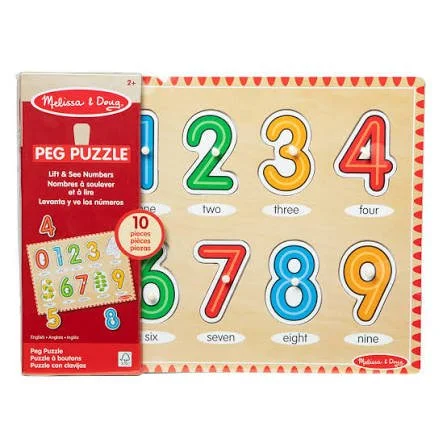 Melissa & Doug Jigsaw See Inside Number