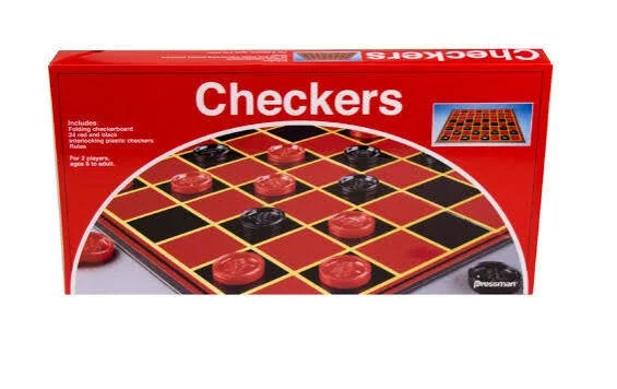 Checkers Plastic Folding Set