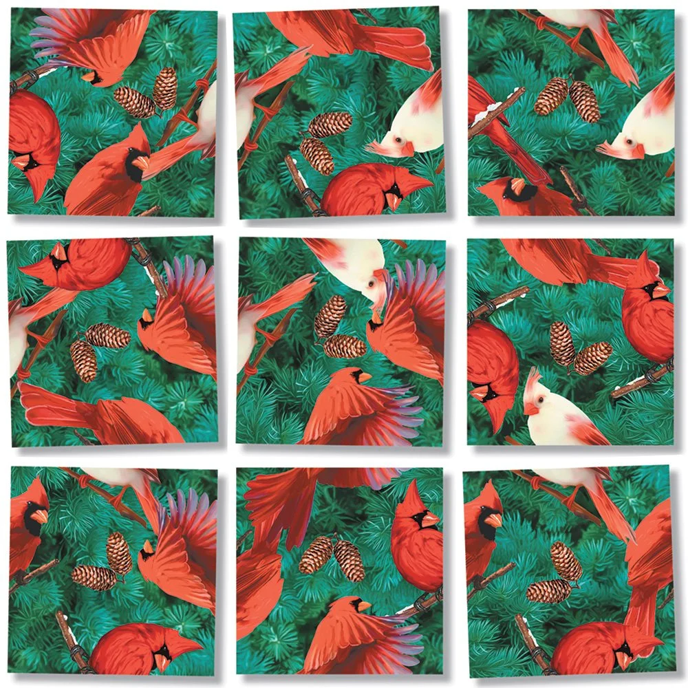 Scramble Squares Cardinals