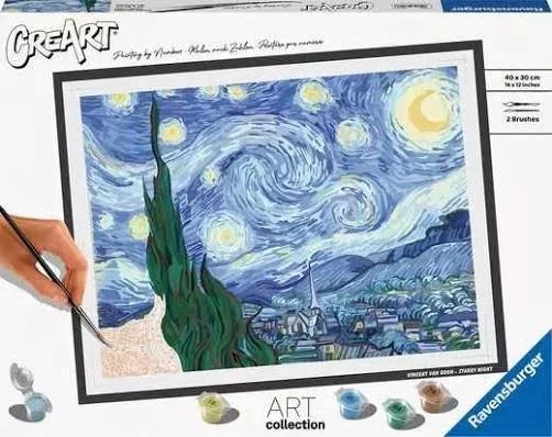 Paint By Number Starry Night