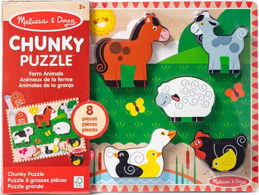 Melissa & Doug Chunky Jigsaw Farm