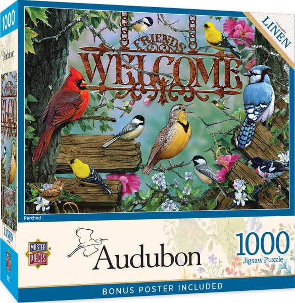 Masterpiece Jigsaw 1000: Audubon Perched
