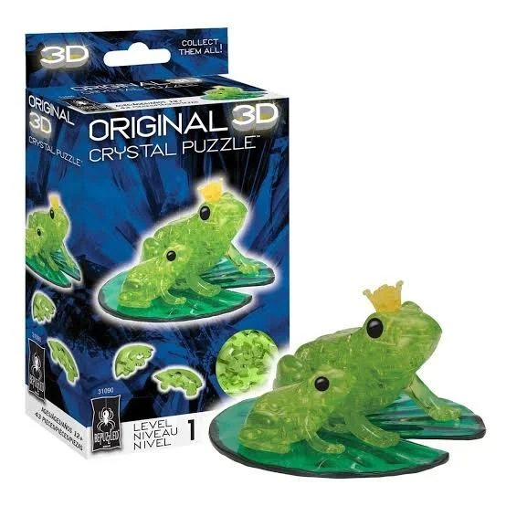 3-D Crystal Frog