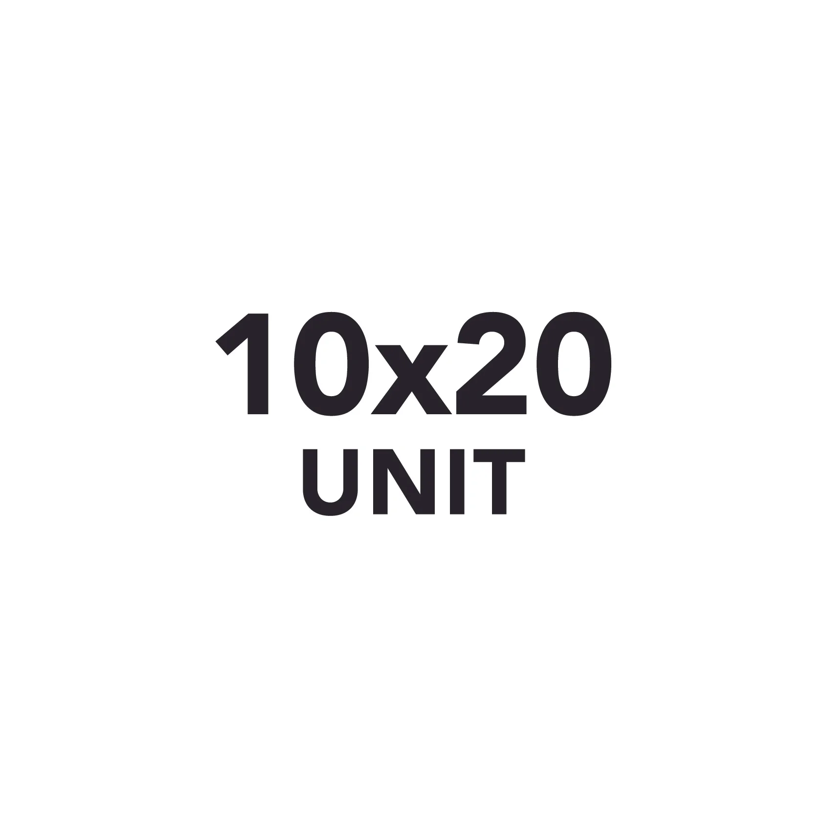 10x20 Unit (200 sq. ft.)