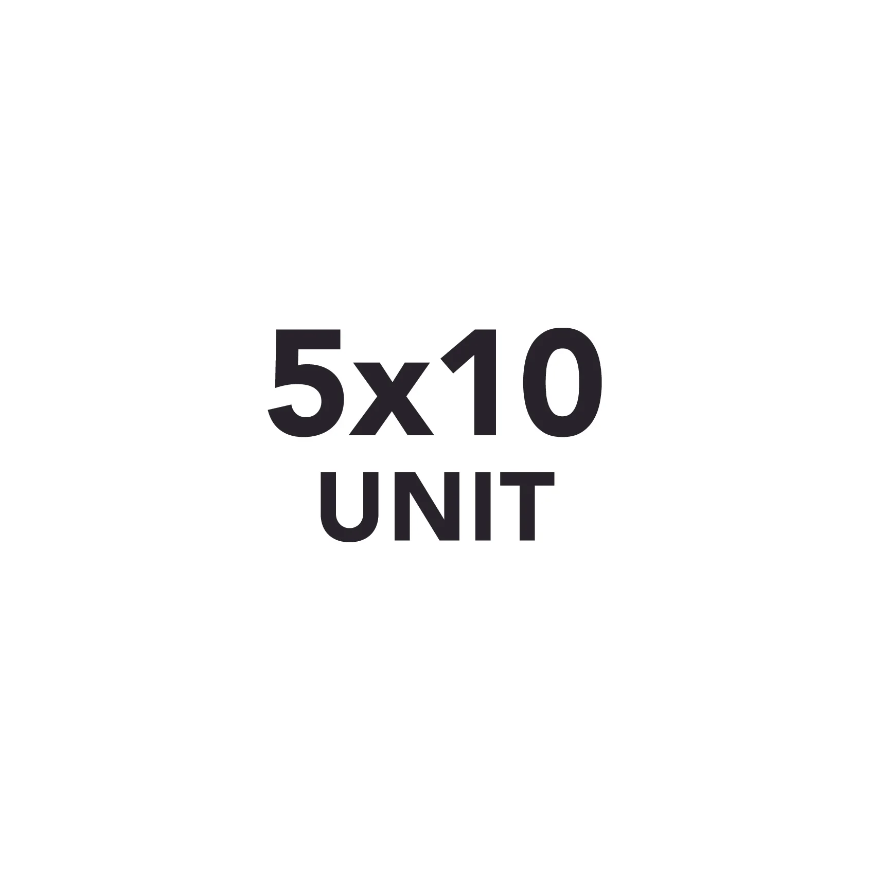 5x10 Unit (50 sq. ft.)