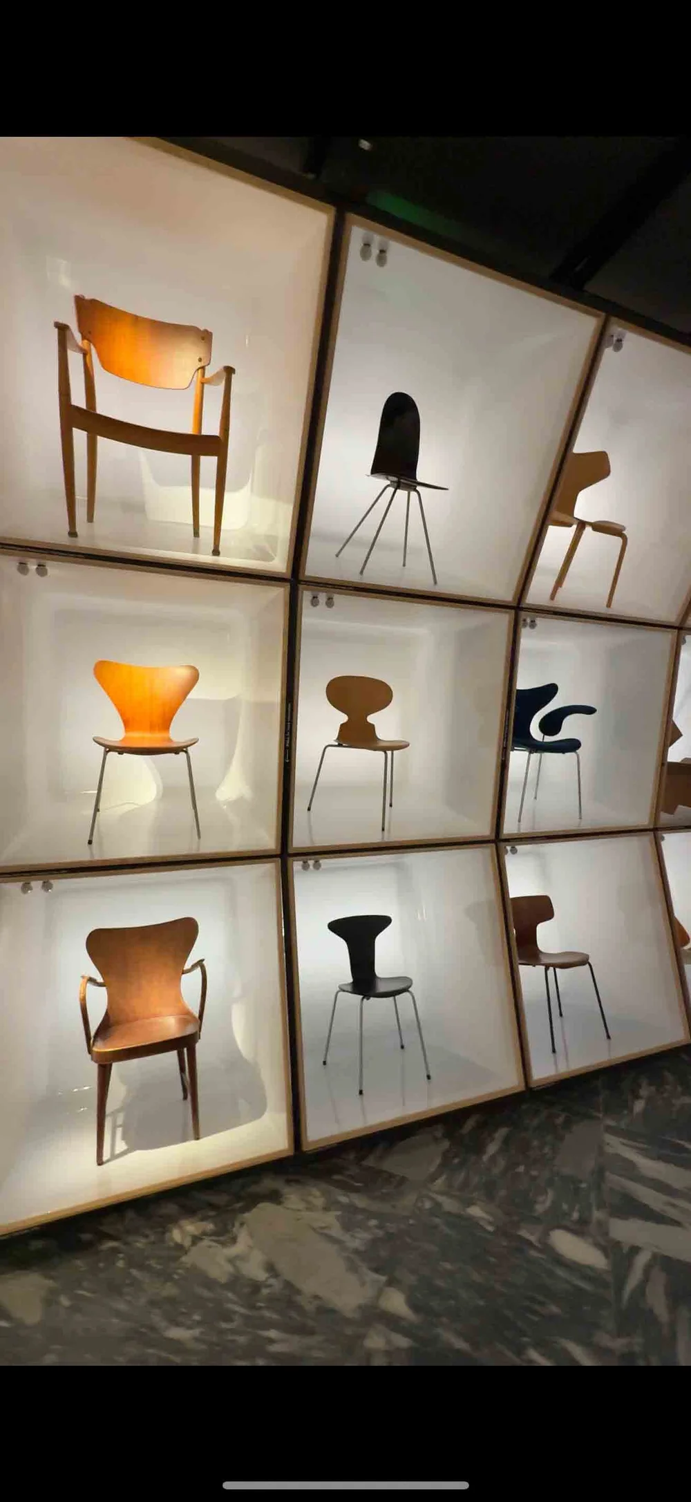 Chairs at the Designmuseum Danmark