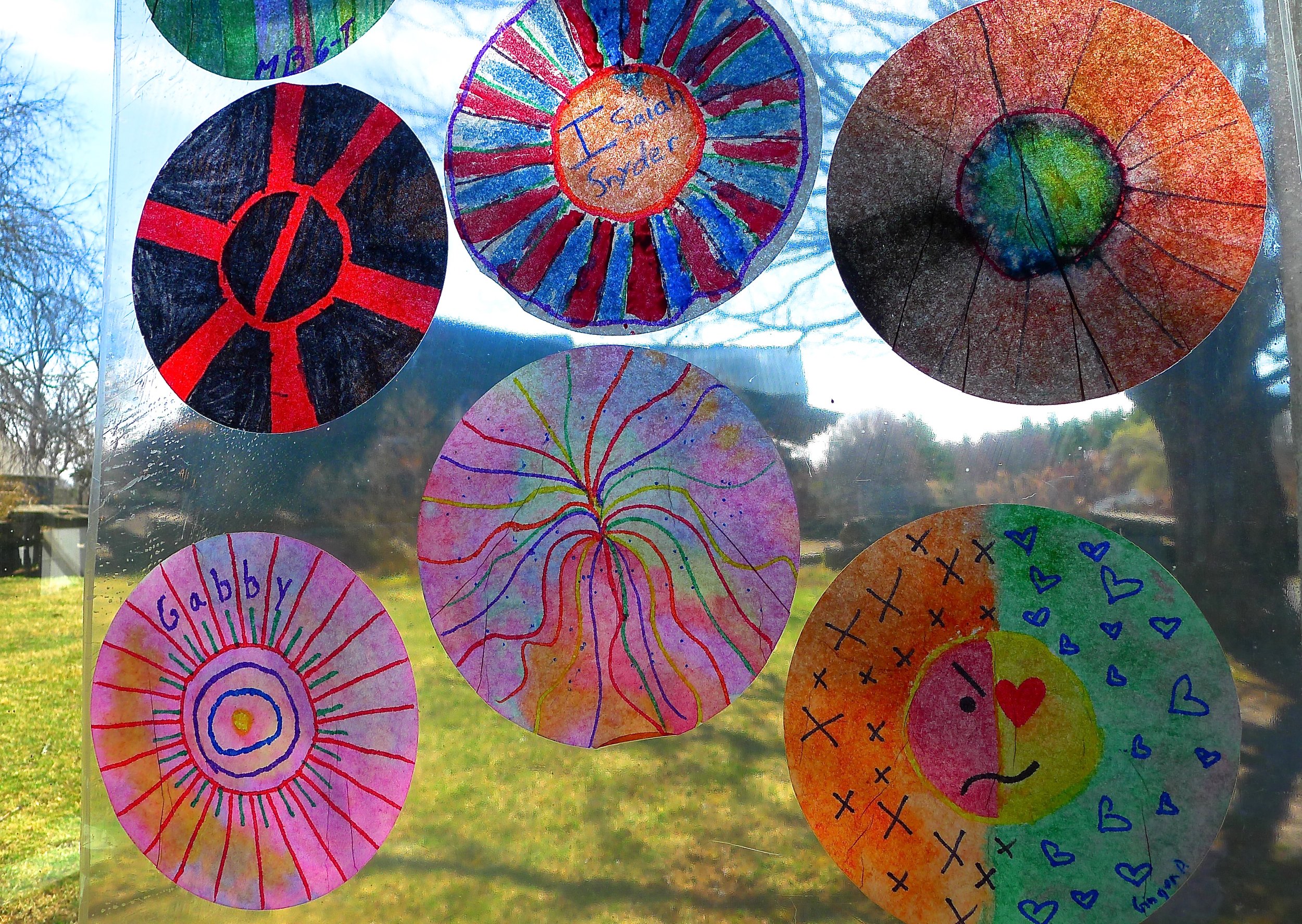 We hold regular art shows and display the creative projects of the adults and kids who live here.