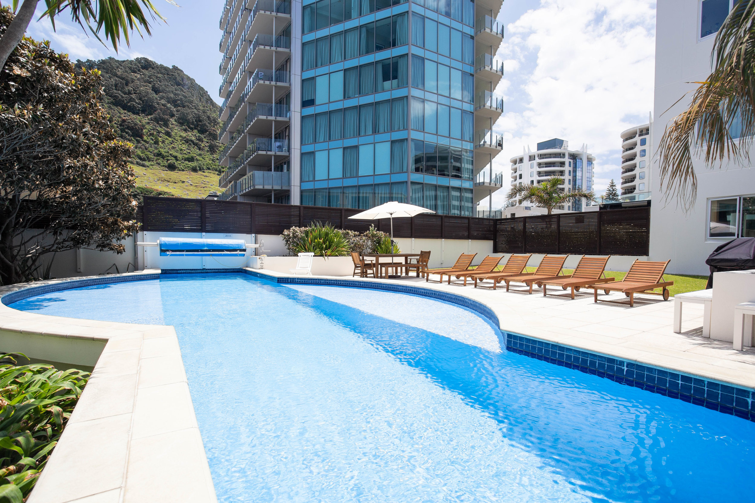 Pool at Capri on Pilot Bay