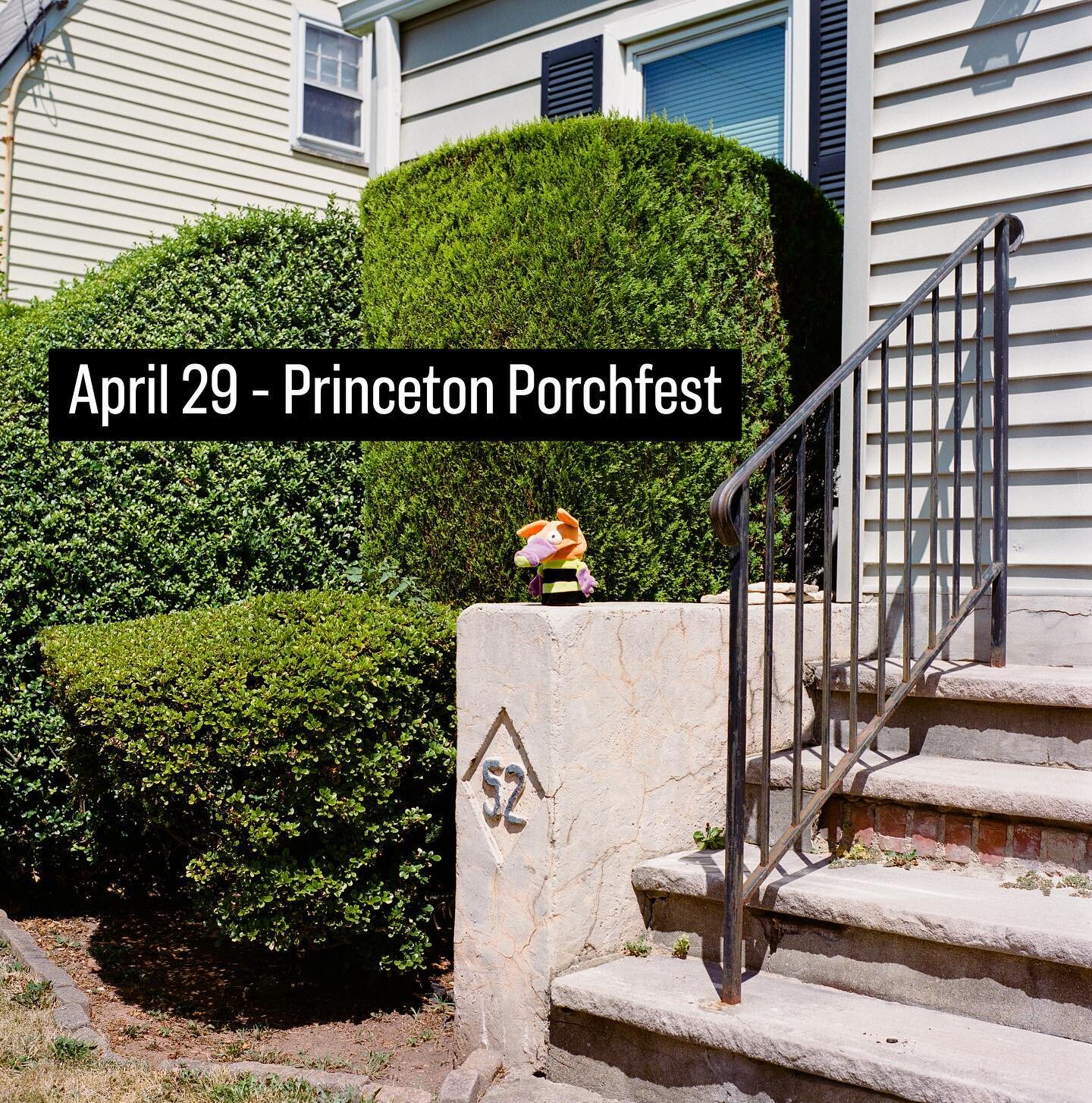 This gonna be me on April 29th. 

Very excited to be playing the Princeton Porchfest again! Had a great time and met some awesome people last year.

Our set is at 1pm over at 45 Linden Lane if you want to stop by!

#livemusic #porchfest #originalmusi
