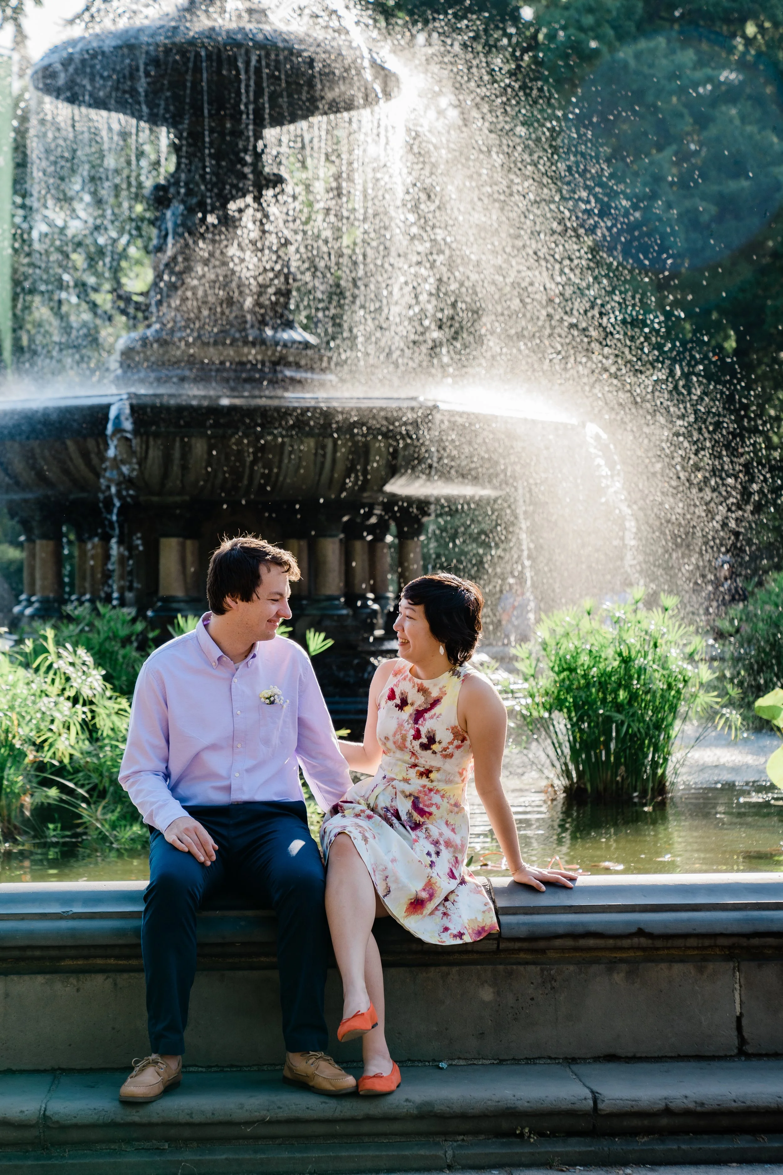 The Bethesda Terrace and Fountain: A Picture-Perfect Engagement Location
