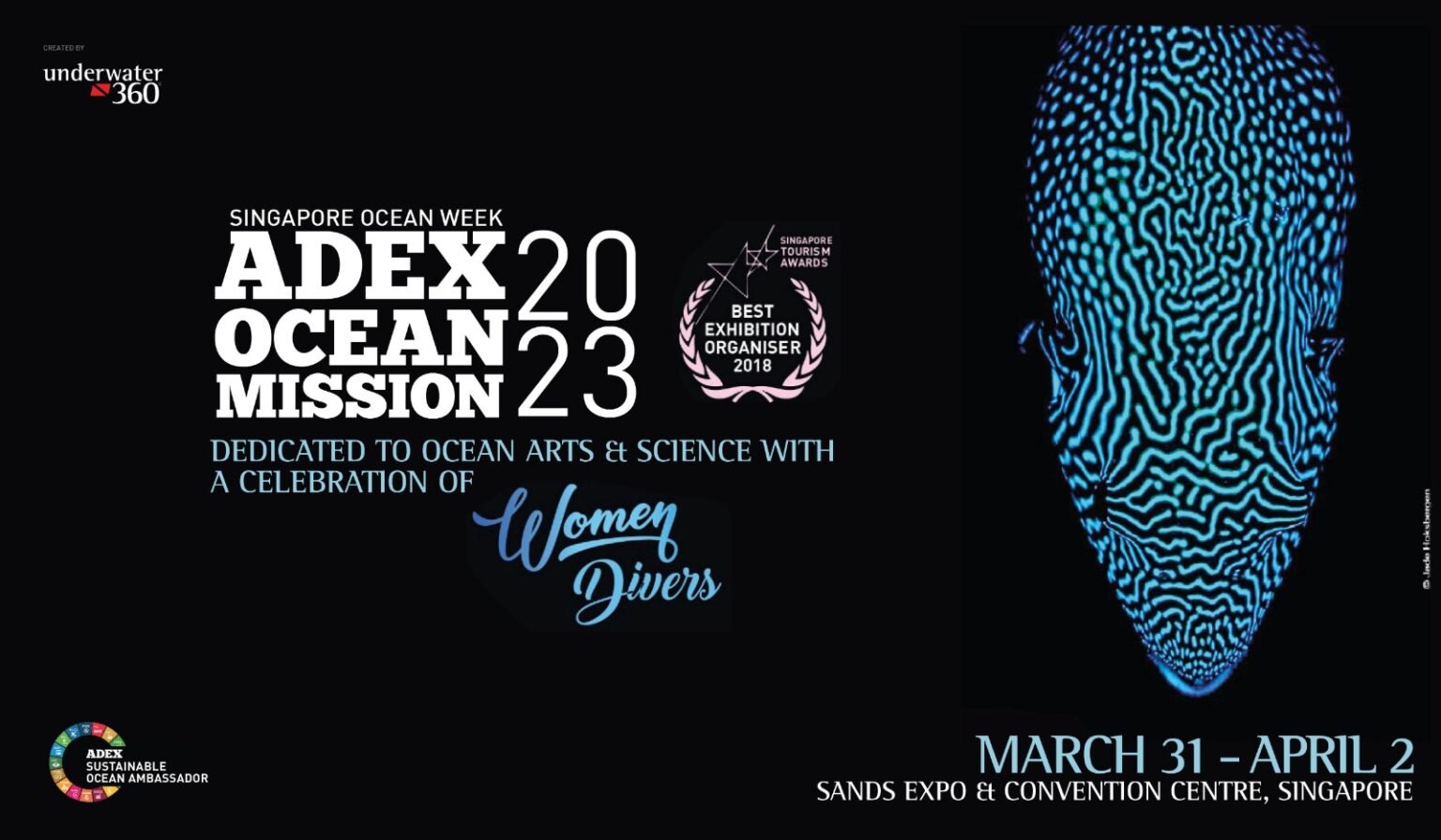 ADEX 2023 | Jade’s Photograph of Map Pufferfish on official poster