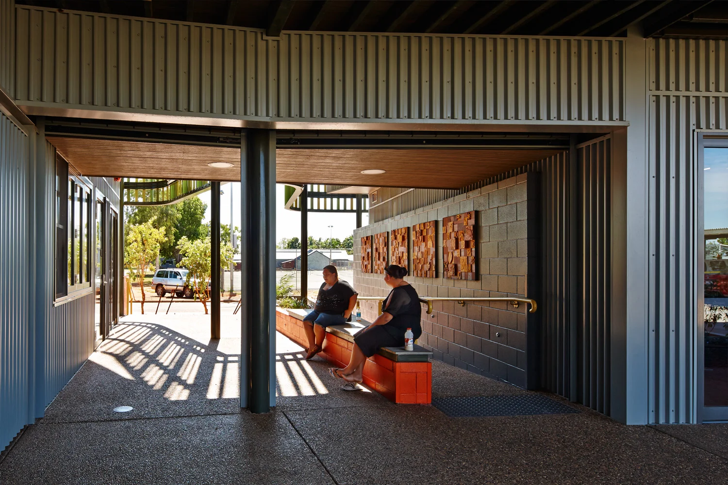 The MG/GT Administration Building in Kununurra, Western Australia, designed by CODA and Mark Phillips Architect (2013) serves two Indigenous organisations in the wide Kimberley region. Photo: Peter Bennetts