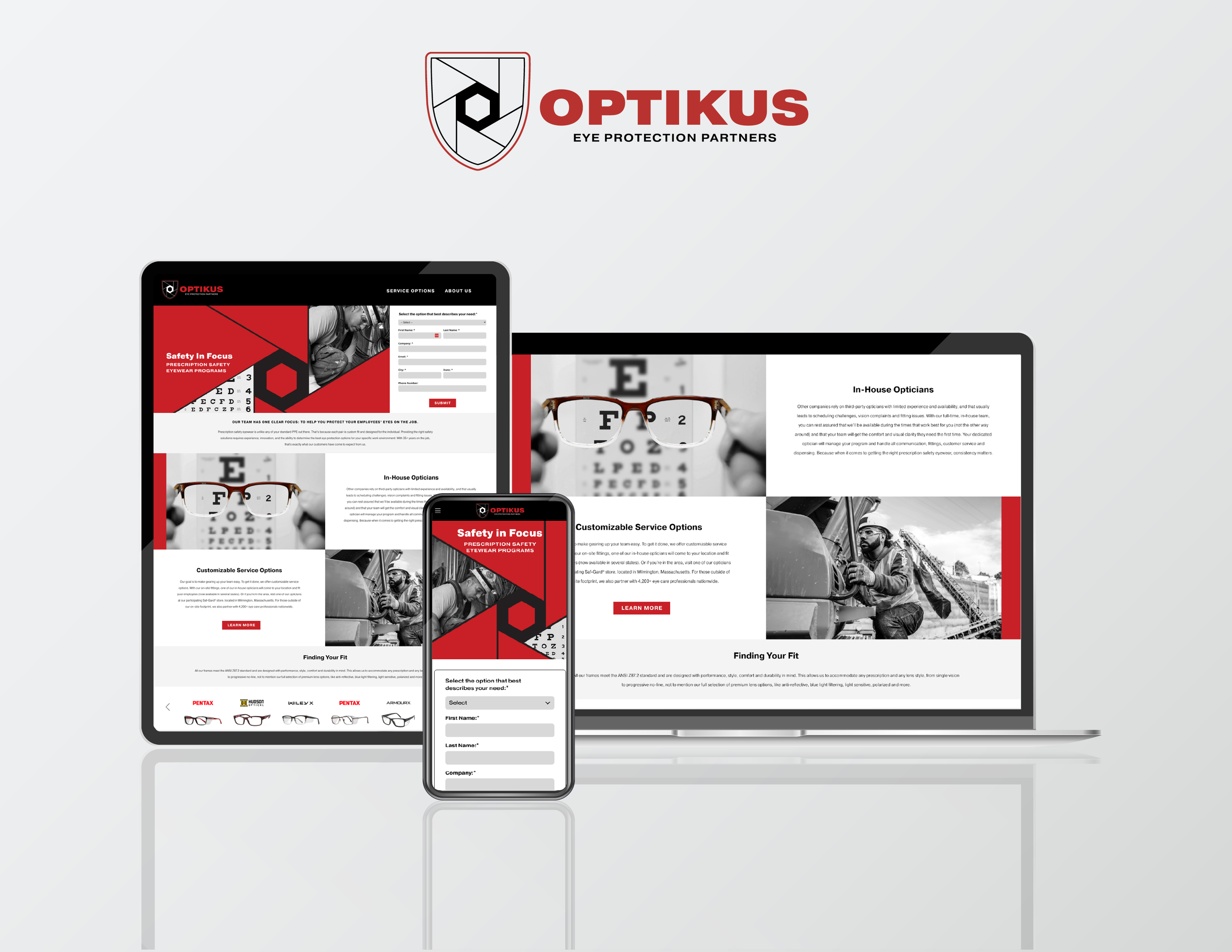 Optikus Website Design