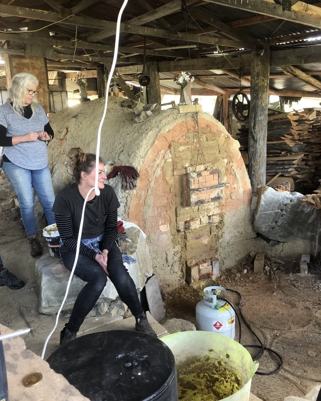 It&rsquo;s anagama time again massive stack so hear we go