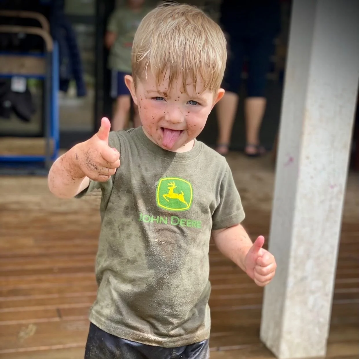 Current mood: Tractors 🚜, gumboots, and two thumbs up 👍 👍 

Celebrating rural roots. Happy Fieldays, Waikato! 🌱🚜 @fieldaysnz #fieldaysnz