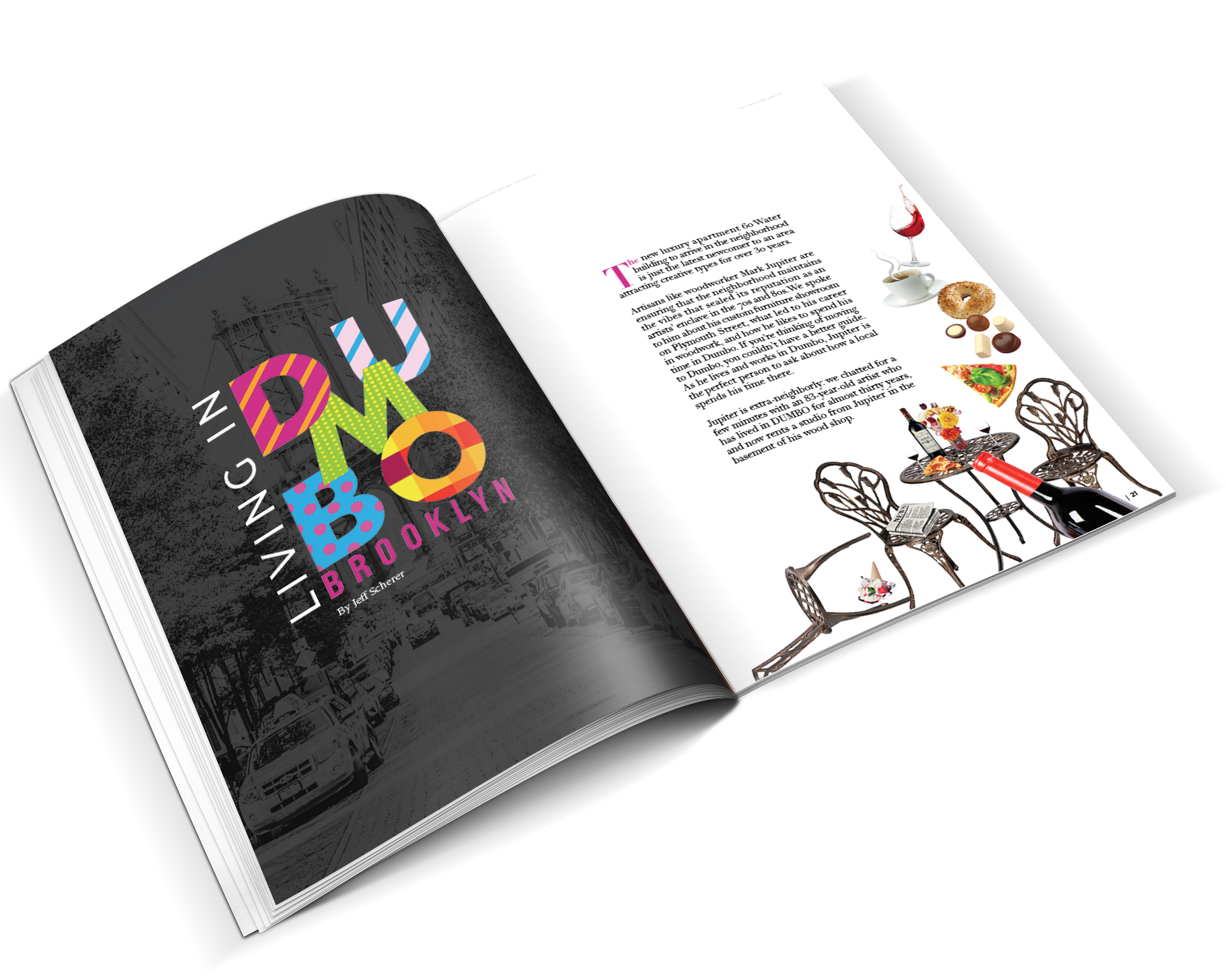    For the typography, I incorporated designs and patterns that reflect the dynamic streetlights, vibrant art posters, and illuminated signs of restaurants, cafés, and small businesses. These elements enhance the visual storytelling, immersing reader