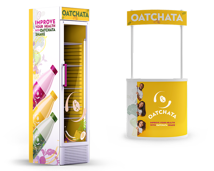    MARKETING CONCEPTS – Beverage-display-refrigerator, Pop-up-booth.   