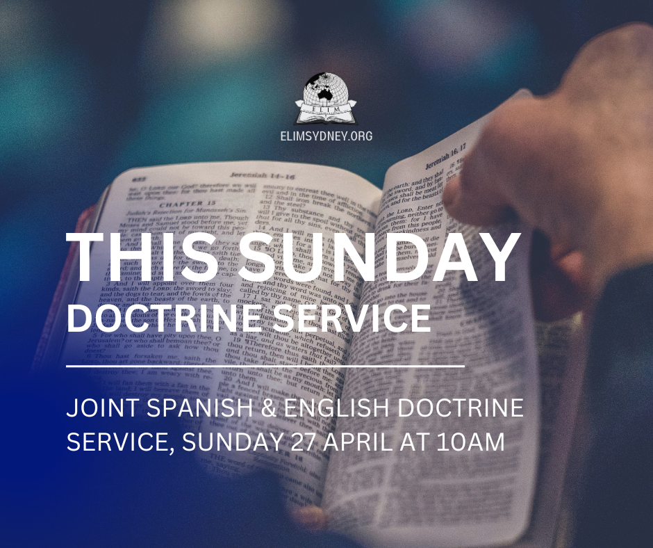 SUNDAY SERVICE (JOINT DOCTRINE SERVICE SPANISH & ENGLISH)