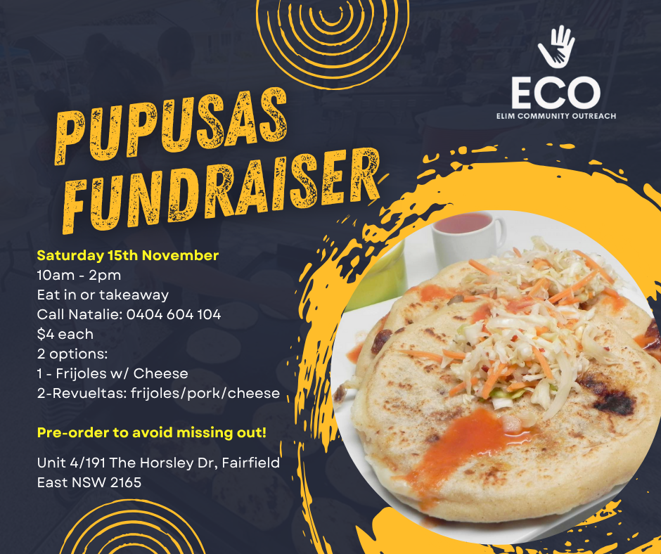 PUPUSAS FUNDRAISER
