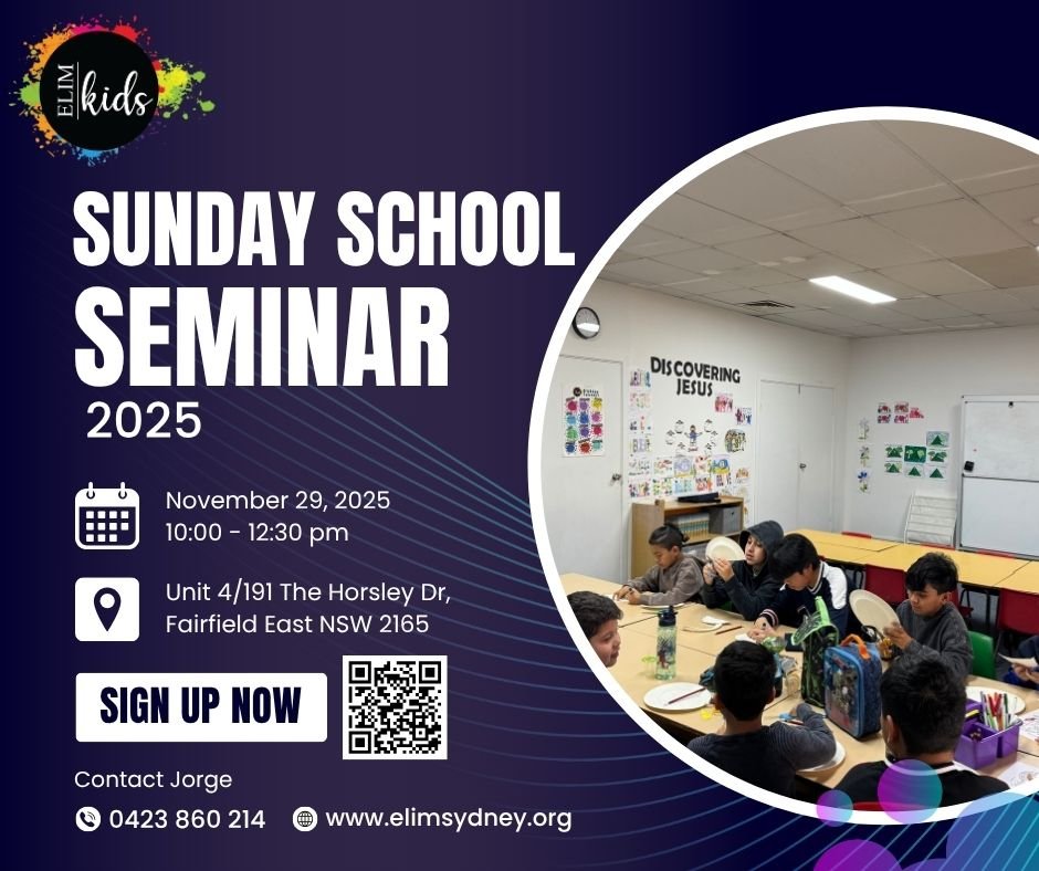 SUNDAY SCHOOL SEMINAR 2025
