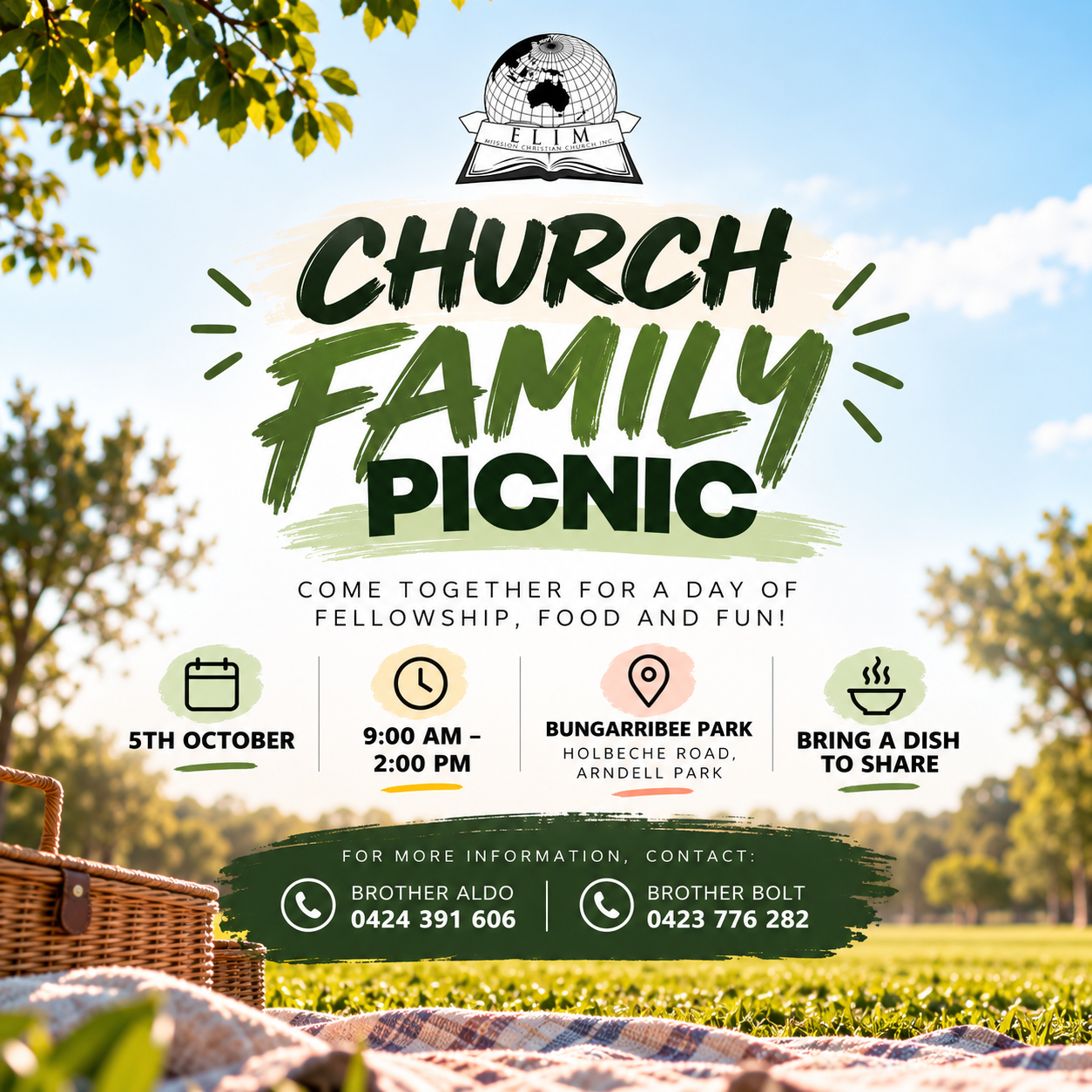 CHURCH FAMILY PICNIC