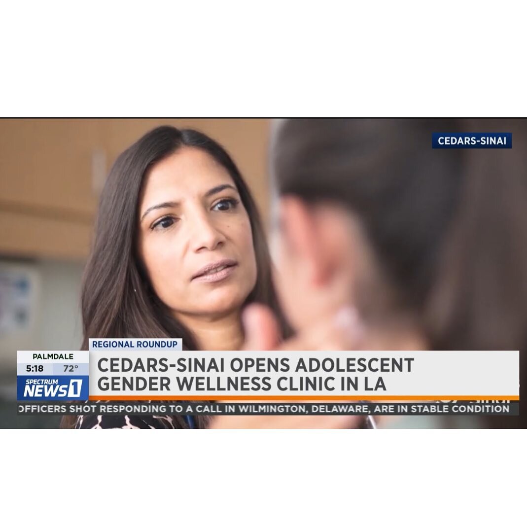 In the news today, on multiple outlets&hellip; we opened the Cedars Sinai Pediatric and Adolescent Gender Wellness Clinic in late March. Having navigated this journey and these decisions with my own child, it became very clear that I had to do my par