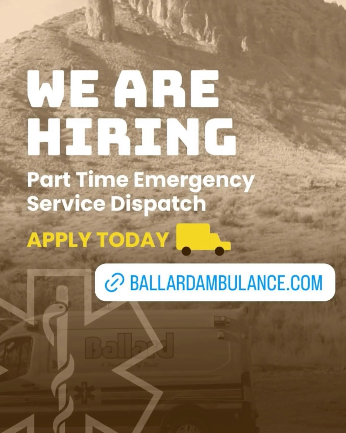 Do you enjoy a fast-paced, quick on your feet, problem-solving job? If so, then working as a Dispatcher for Ballard Ambulance might be the right job for you! We are looking for someone who is eager, willing to learn, dependable, a clear communicator,