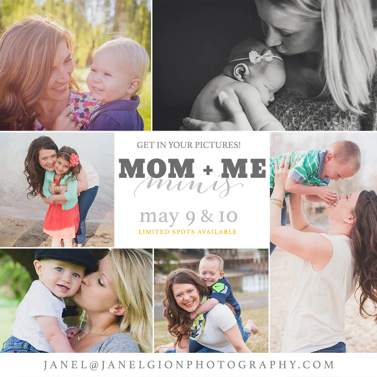 Spring Mom and Me Mini Session Sandpoint Idaho Photographer
