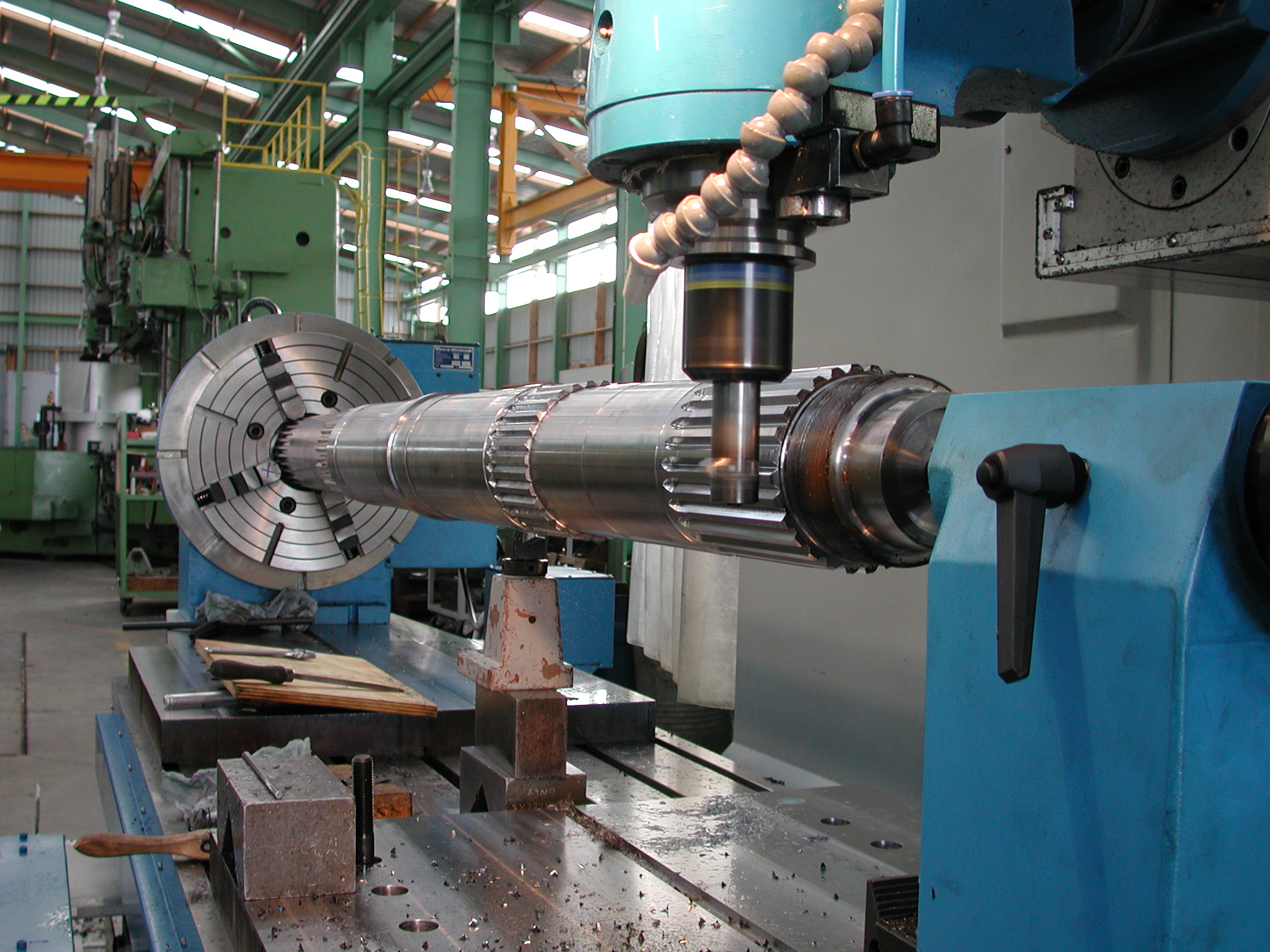 Machining Log Hauler Shaft.JPG