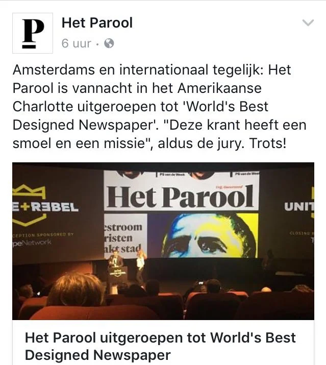 PAROOL BEST VORMGEGEVEN KRANT VAN DE WERELD