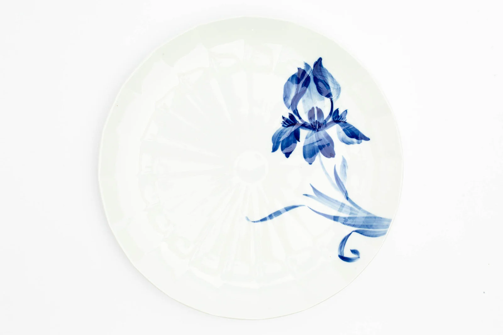 Blue Lily Dinner Plate