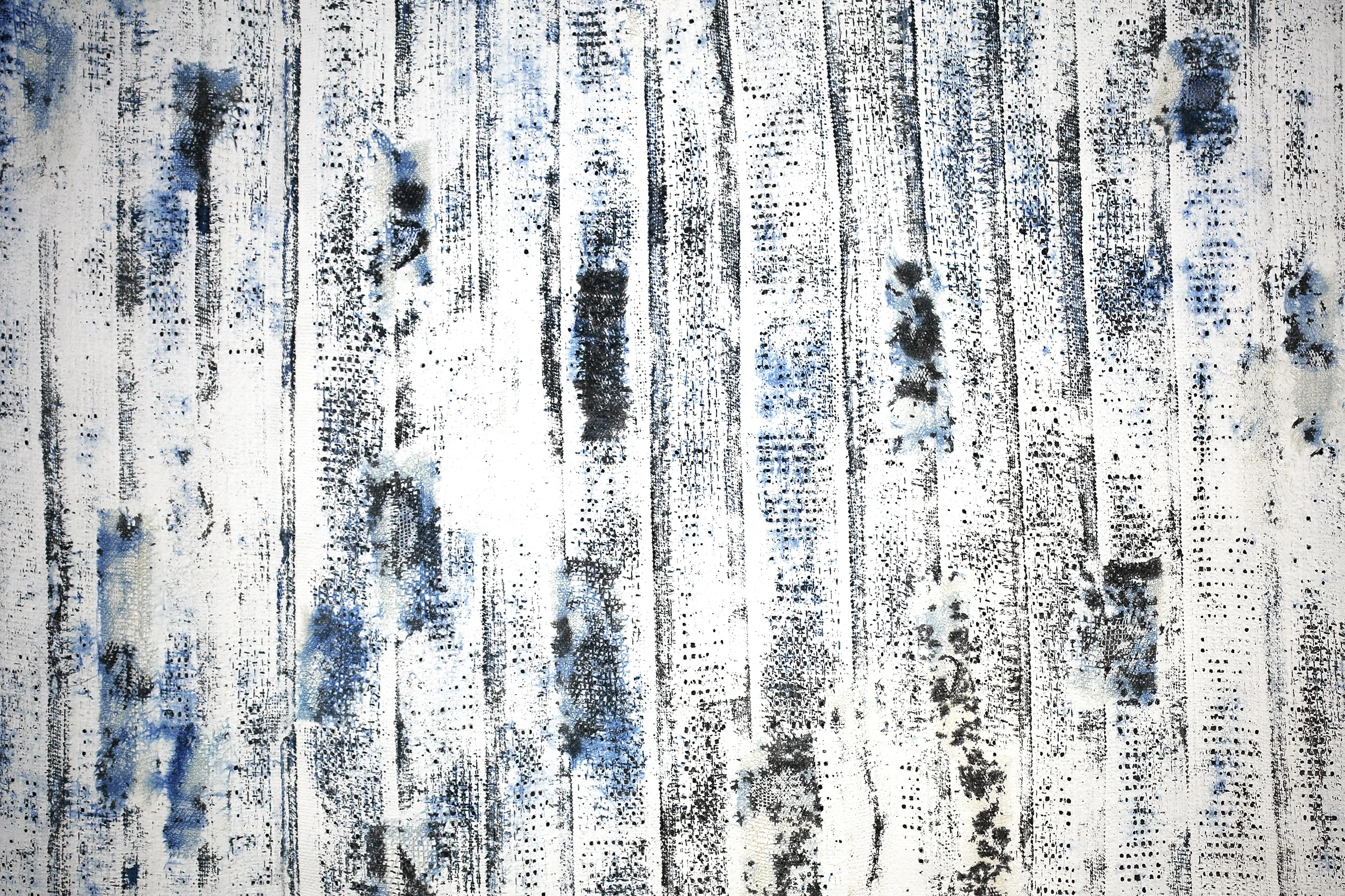 Wainscot (Black & Blue) (Detail)