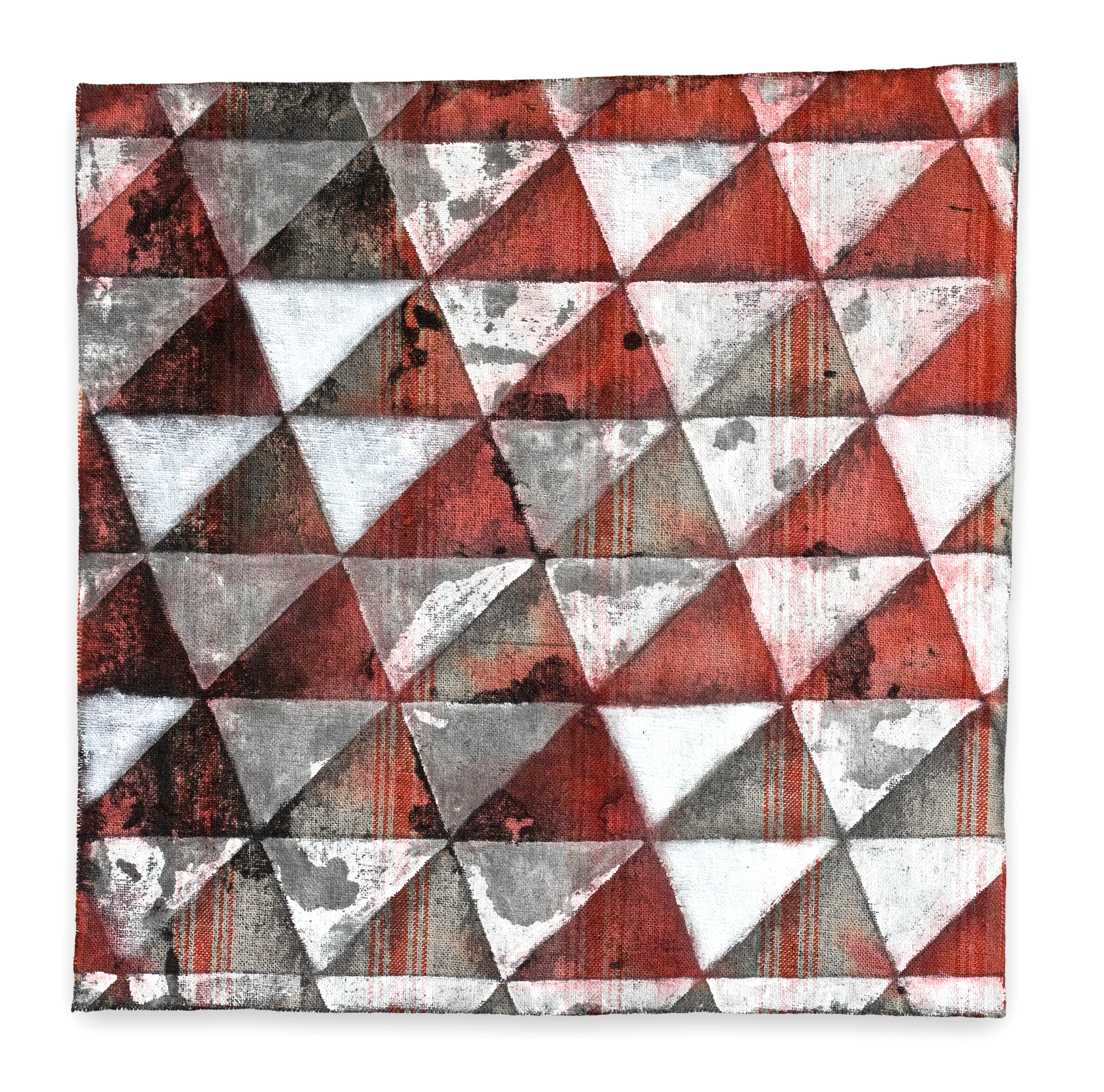 Untitled (Red on Linen)