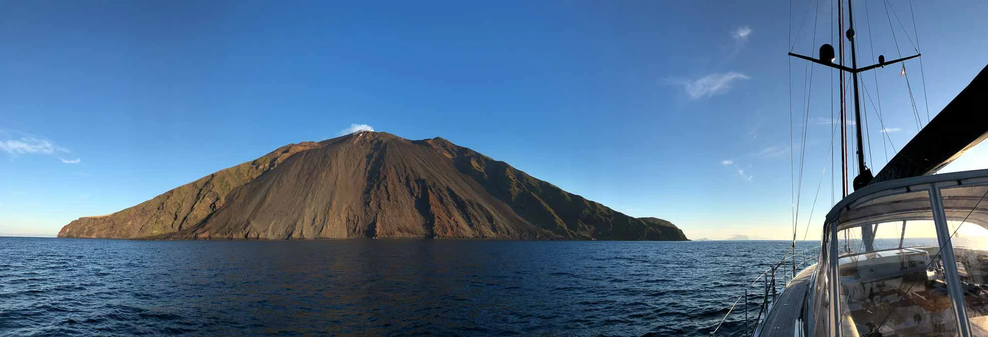 Eine Insel, die glüht