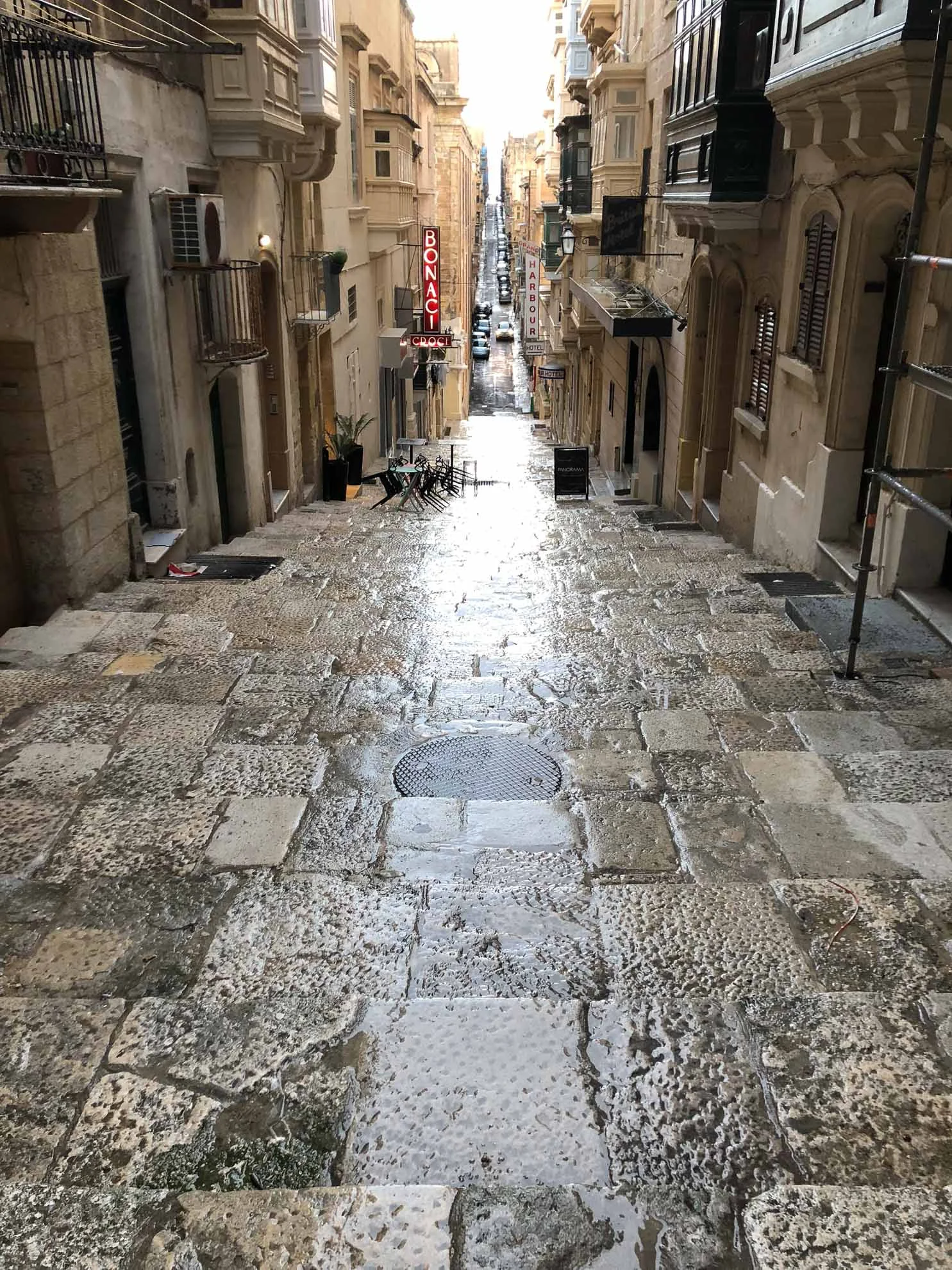 A rainy day