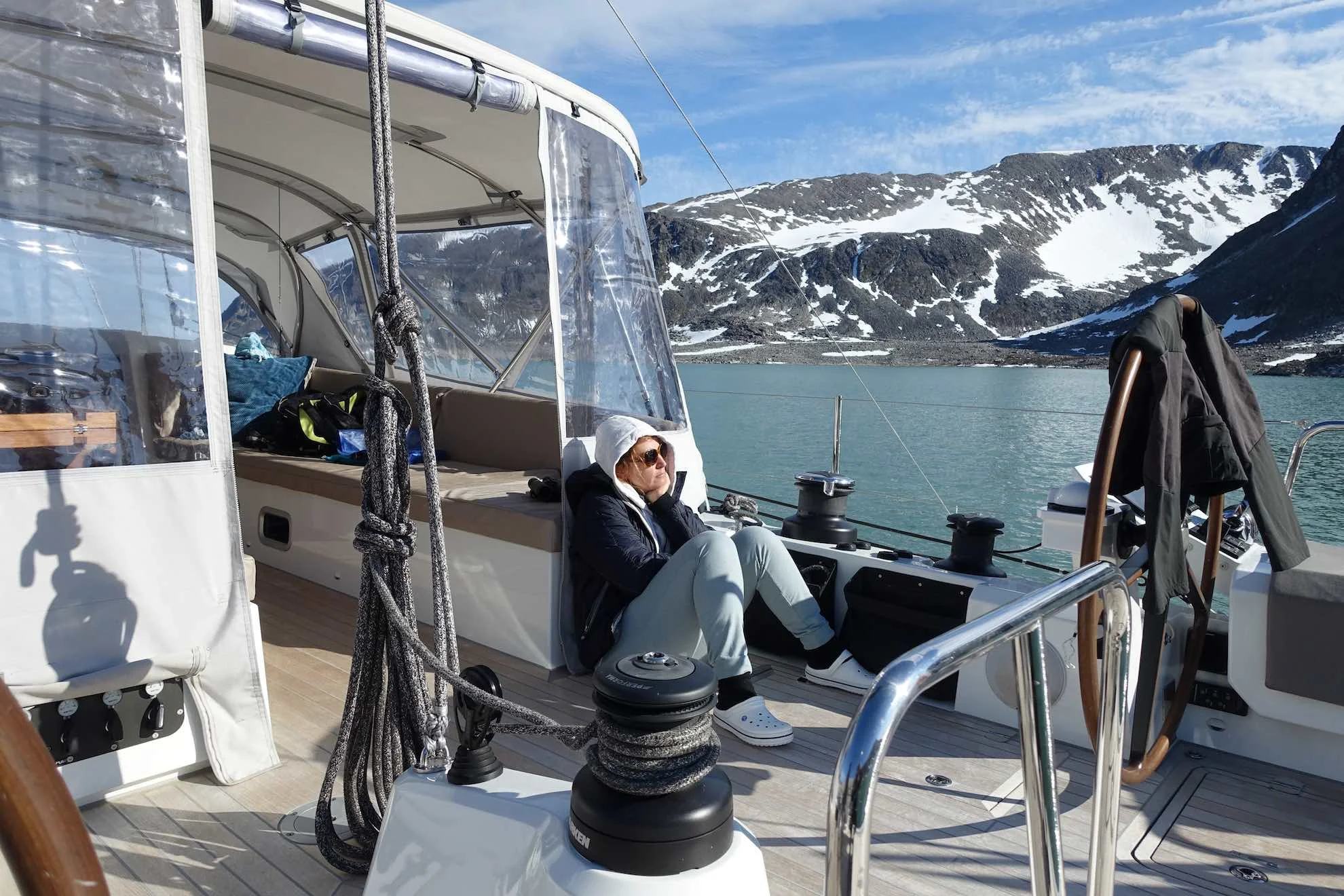 Auszeit, Landgang – und Regen