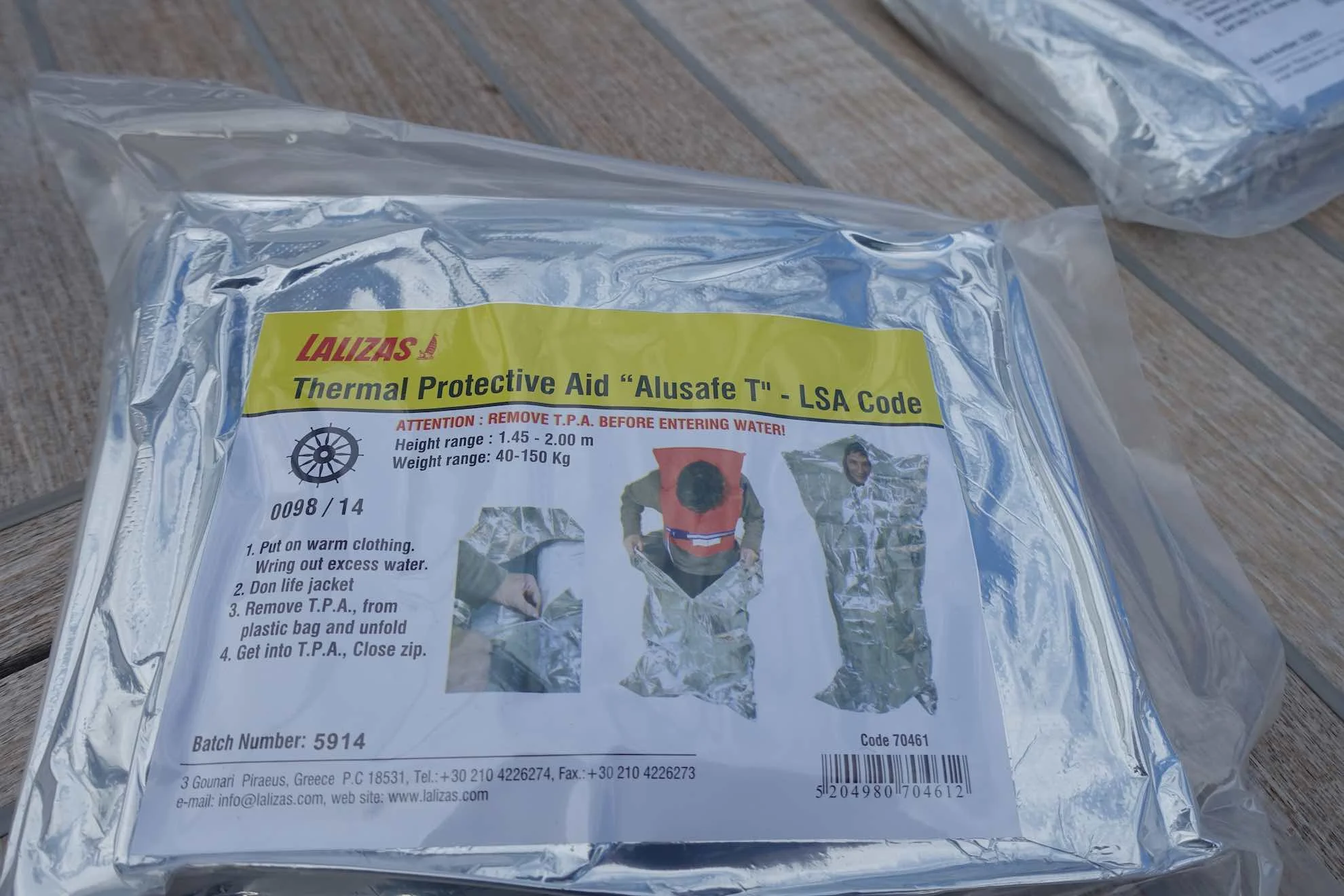 Wichtiges Equipment an Bord