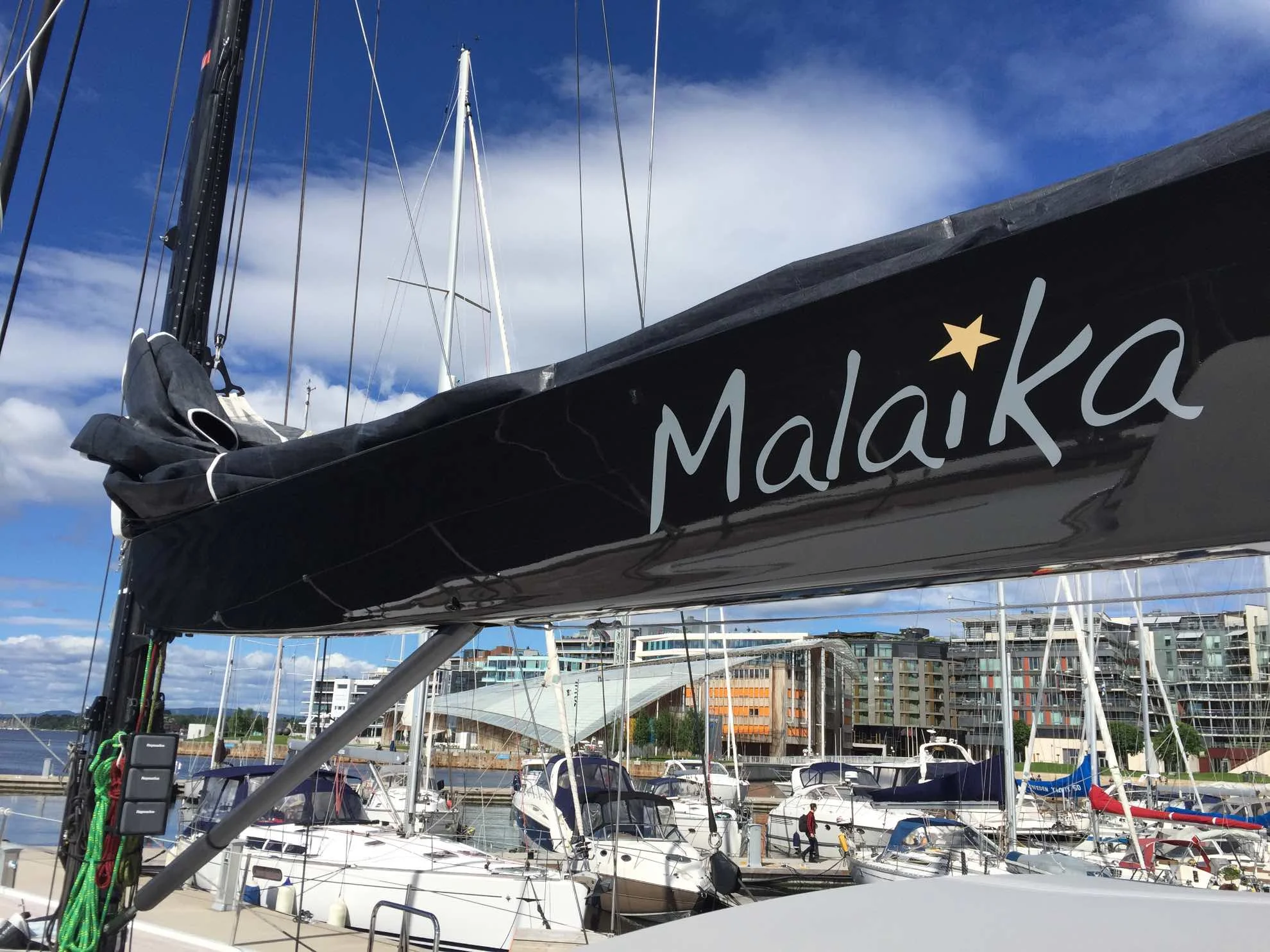 Malaika glänzt in der Juni-Sonne.