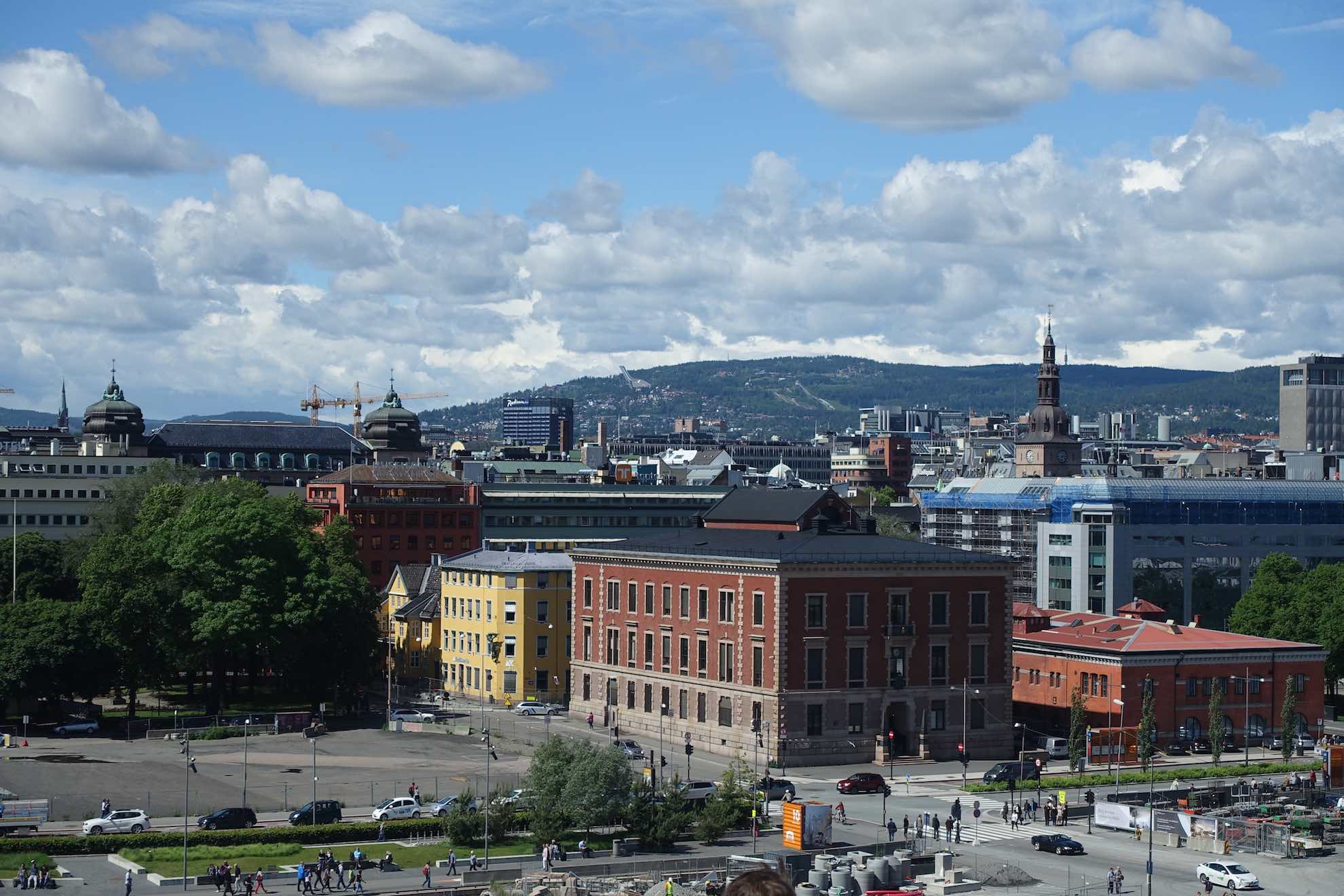 Wunderschöner Blick über Oslo.