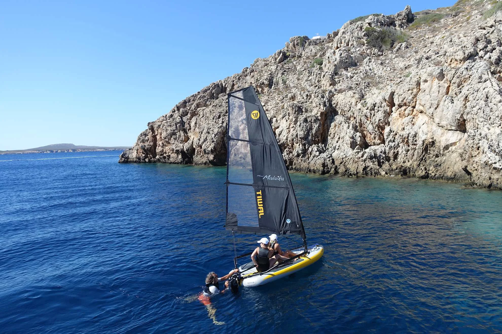 Unsere Freunde lernen segeln