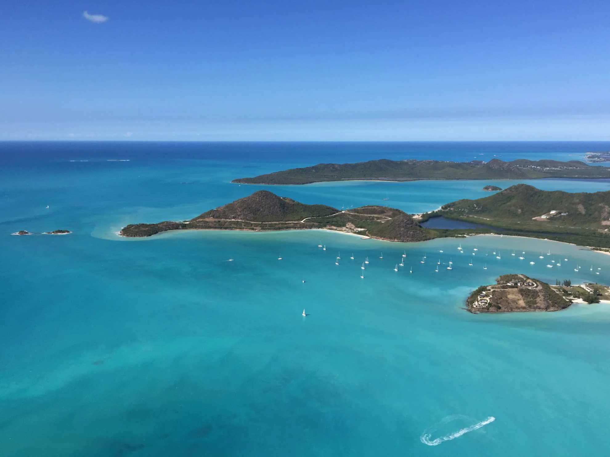 Landeanflug auf Antigua