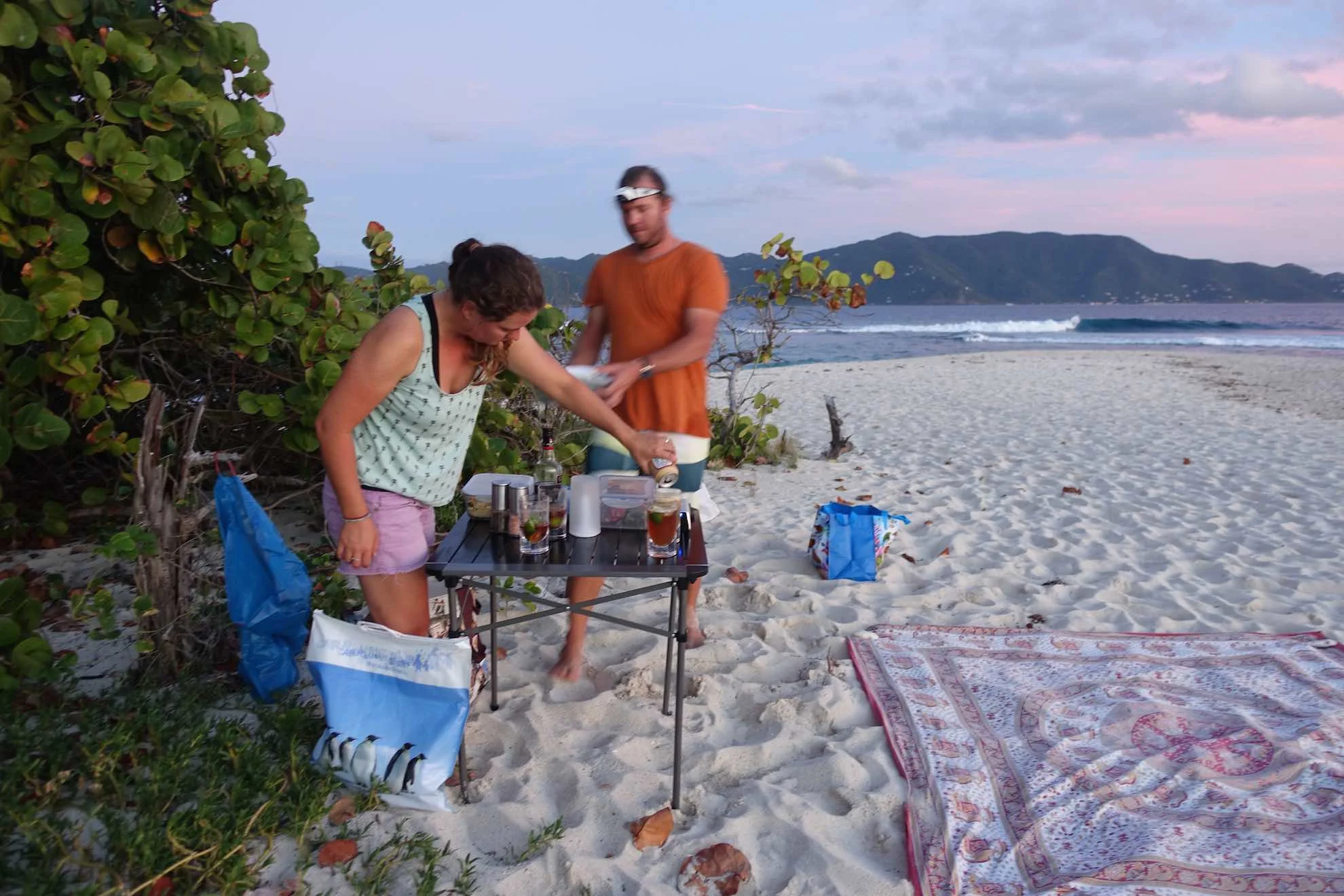 Grillabend allein auf einer Mini-Insel – 100 mal 50 Meter klein