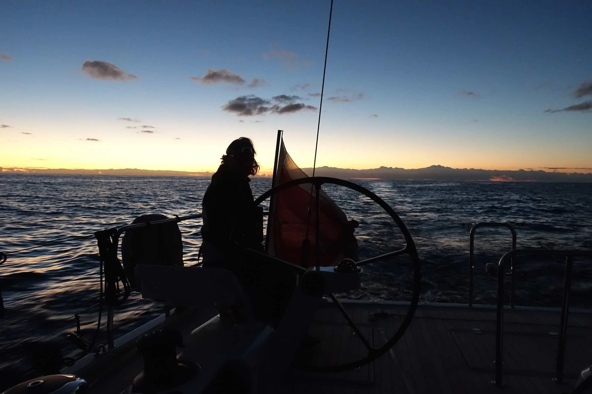 Die letzte Nachfahrt mit unserer Crew – Teo und Amy werden uns verlassen