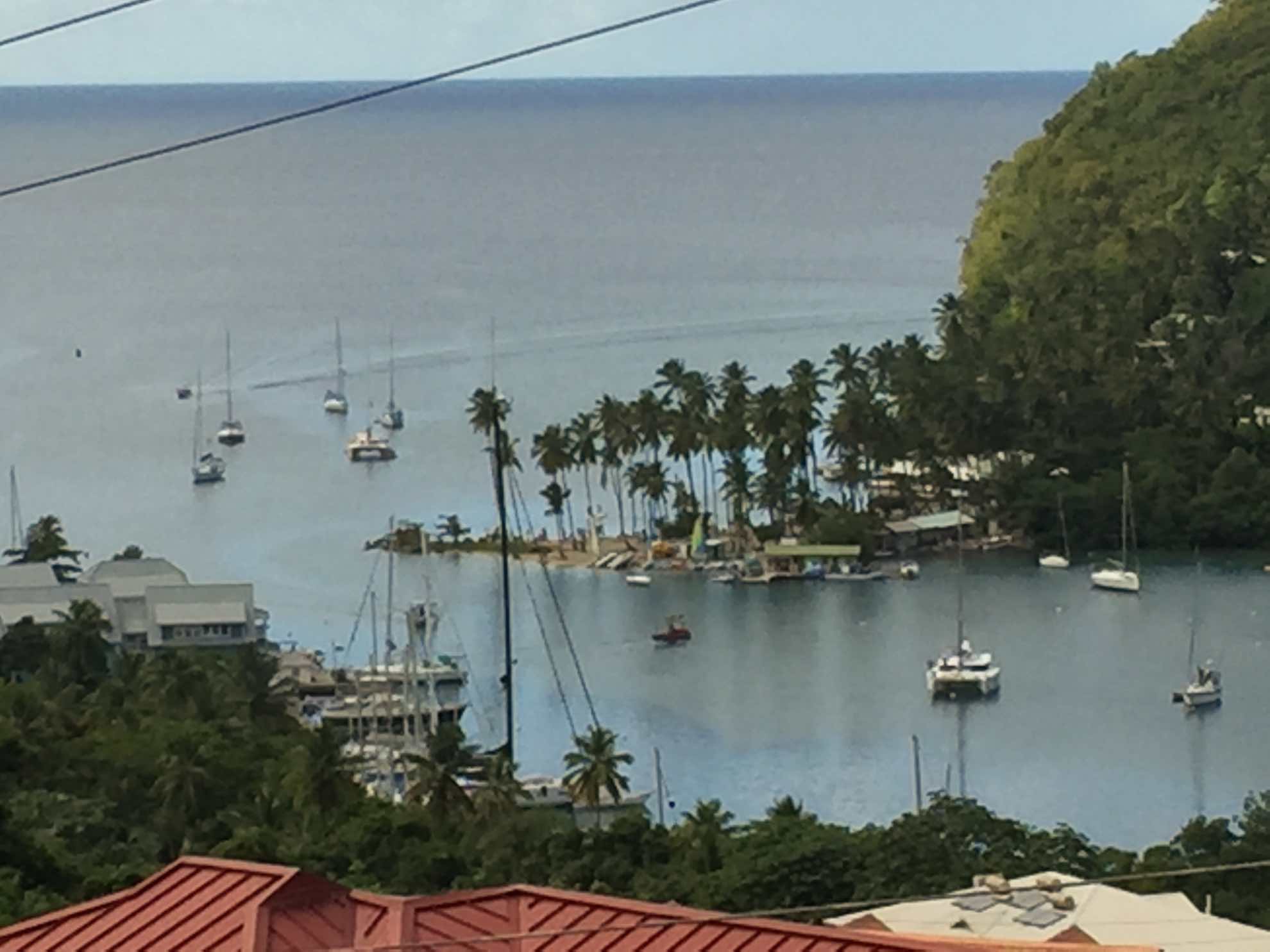 Ankunft in Saint Lucia